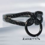 Ring der O noir mit schwarzen Diamanten