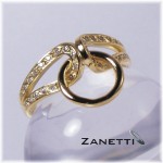 Ring der O in h&ouml;chster Eleganz mit Brillanten